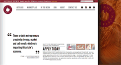Desktop Screenshot of indianaartisan.org